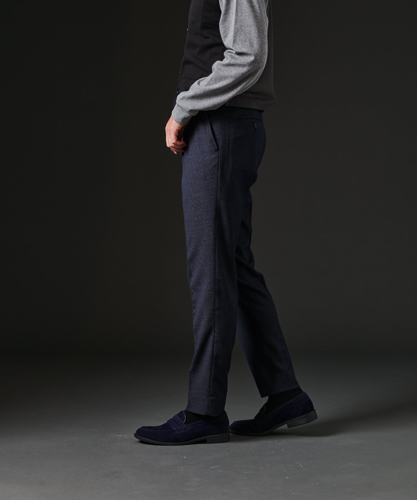 HIROKO KOSHINO LUMILETウールSETUPパンツ